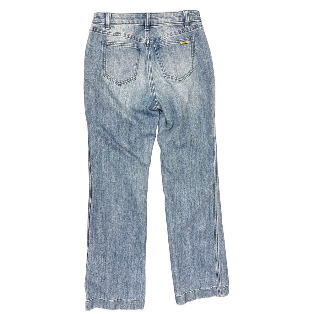 Michael Kors Women’s 2P Light Wash Button Front Jeans - Picture 3 of 7